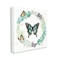 thumbnail image 1 of Stupell Industries Butterflies in Spring Botanical Wreathe Soft Green, 30 x 30, Design by Ziwei Li, 1 of 5