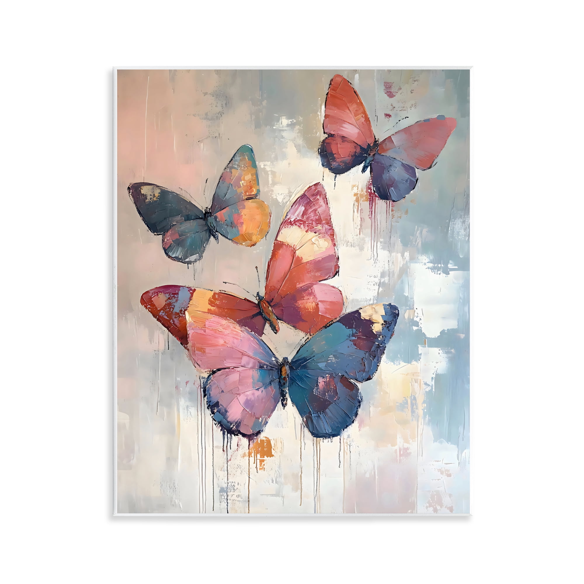 Stupell Industries Butterfly Beauty in Flight Wall Plaque Art, design by Creative Studio