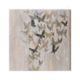 thumbnail image 1 of Stupell Industries Butterfly Cluster Abstract Country Insects Brown Grey, 36 x 36, Design by Liz Jardine, 1 of 6