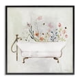 thumbnail image 1 of Stupell Industries Farmhouse Butterfly Floral Tub Black Framed Giclee Art, 17 x 17, by Stella Chang, 1 of 8