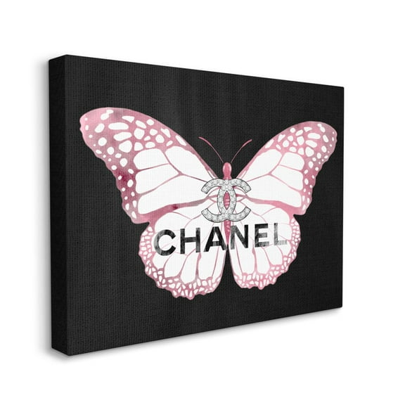 Stupell Industries Butterfly Glam Fashion Design Canvas Wall Art by Ziwei Li
