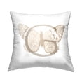 thumbnail image 1 of Stupell Industries Butterfly Letter G Square Decorative Printed Throw Pillow, 18 x 18, 1 of 4