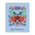 thumbnail image 1 of Stupell Industries Bohemian Butterfly Symmetry on Blue Canvas Art, 16 x 20, by Indira Prieto | IndySign, 1 of 8