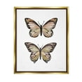 thumbnail image 1 of Stupell Industries Butterfly Wings Insect Portrait Graphic Art Metallic Gold Floating Framed Canvas Print Wall Art, Design by House Fenway, 1 of 8