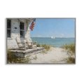 thumbnail image 1 of Stupell Industries Traditional By The Ocean Cottage Retreat Gray Framed Giclee Art, 30 x 20, by Petals Prints Design, 1 of 8