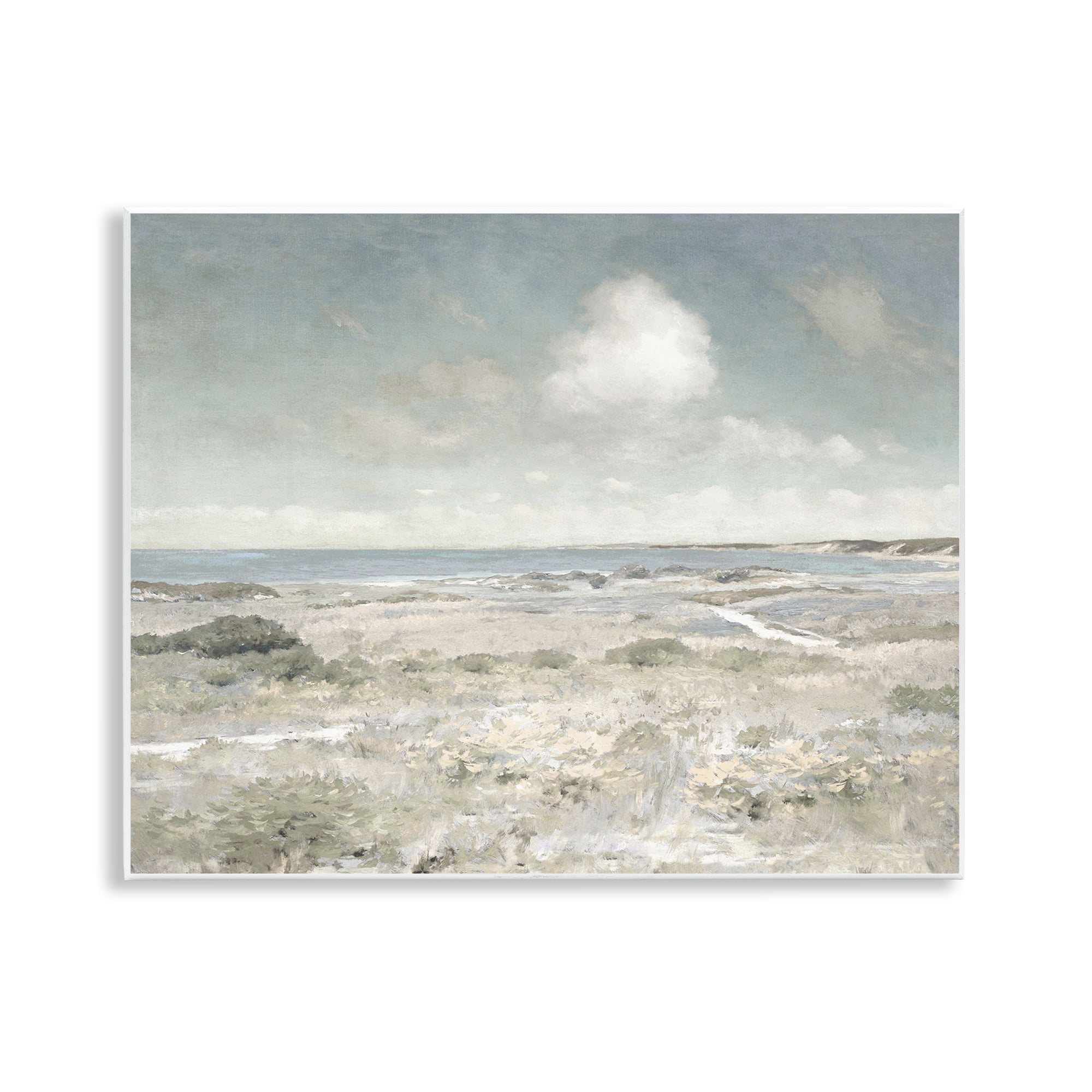 Stupell Industries By The Shore Neutrals Wall Plaque Art, design by Christy McKee