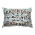 thumbnail image 1 of Stupell Industries Cabin Life Best Phrase Decorative Printed Throw Pillow, 14 x 20, 1 of 5