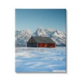 thumbnail image 1 of Stupell Industries Cabin in Snowy Mountains Landscape Photography Gallery Wrapped Canvas Art Print Wall Art, 16 x 20, 1 of 8