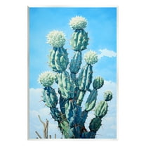 Stupell Industries Cactus & Cloudy Sky Botanical & Floral Painting Unframed Art Print Wall Art, 10 x 15