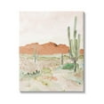 thumbnail image 1 of Stupell Industries Cactus Plants Dry Desert Scene Distant Cliffs Painting Gallery Wrapped Canvas Print Wall Art, Design by Lanie Loreth, 1 of 7