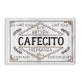 thumbnail image 1 of Stupell Industries Cafecito Recién Preparado Vintage Food & Beverage Painting White Framed Art Print Wall Art, 30 x 20, 1 of 2