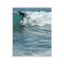 Stupell Industries Cali Surfer Girl Sports Painting Unframed Art Print Wall Art, 11 x 14