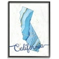thumbnail image 1 of Stupell Industries California Agate Blue US State Design Framed Wall Art by Ziwei Li, 1 of 5