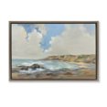 thumbnail image 1 of Stupell Industries California Coast Cliffs Landscape Painting Brown Floater Framed Canvas Art Print Wall Art, 25 x 17, 1 of 10