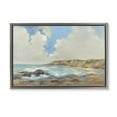 thumbnail image 1 of Stupell Industries California Coast Cliffs Landscape Painting Gray Floater Framed Canvas Art Print Wall Art, 31 x 21, 1 of 10