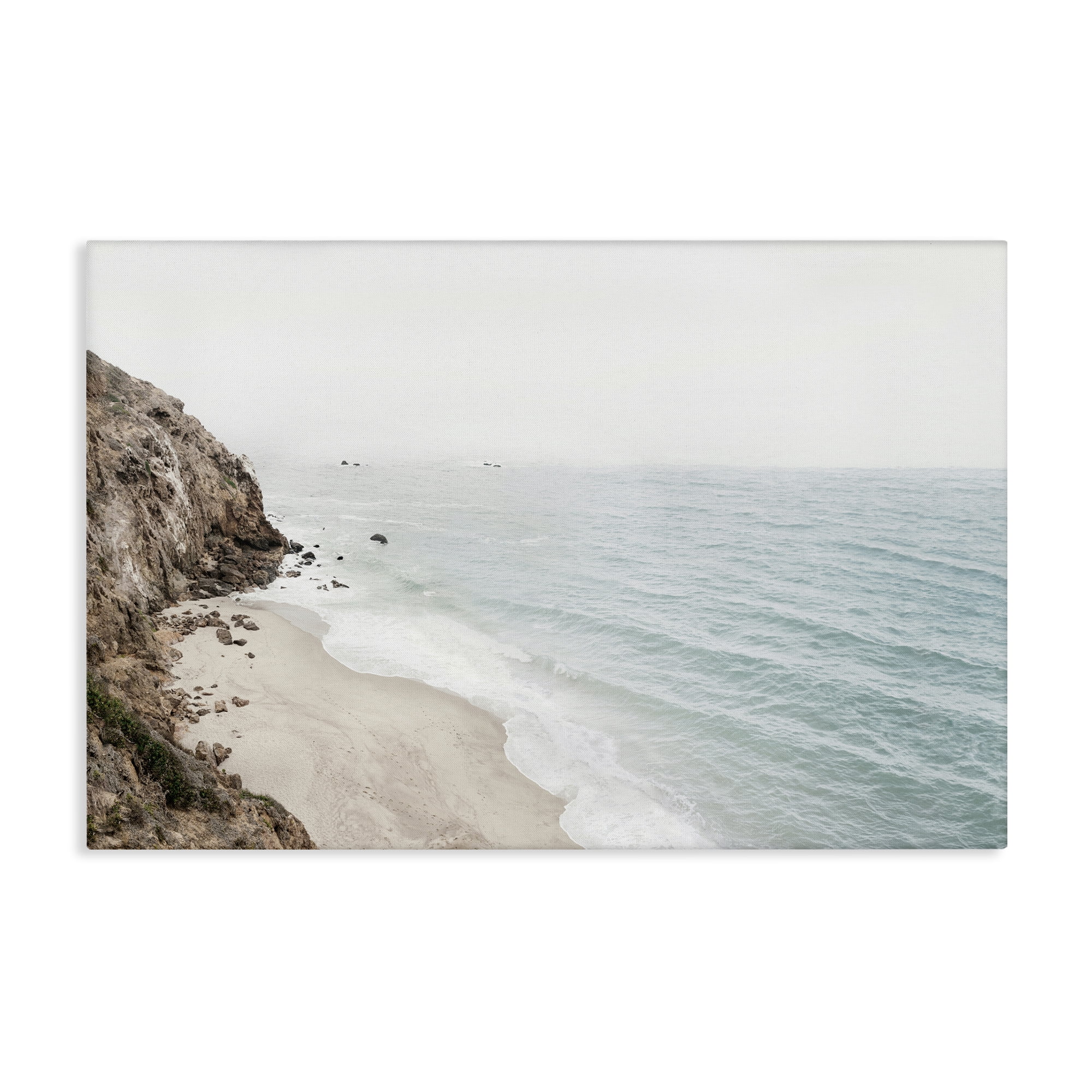 Stupell Industries California Coast Cliffs Nautical & Beach Photography Wrapped Canvas Art Print Wall Art, 45 x 30