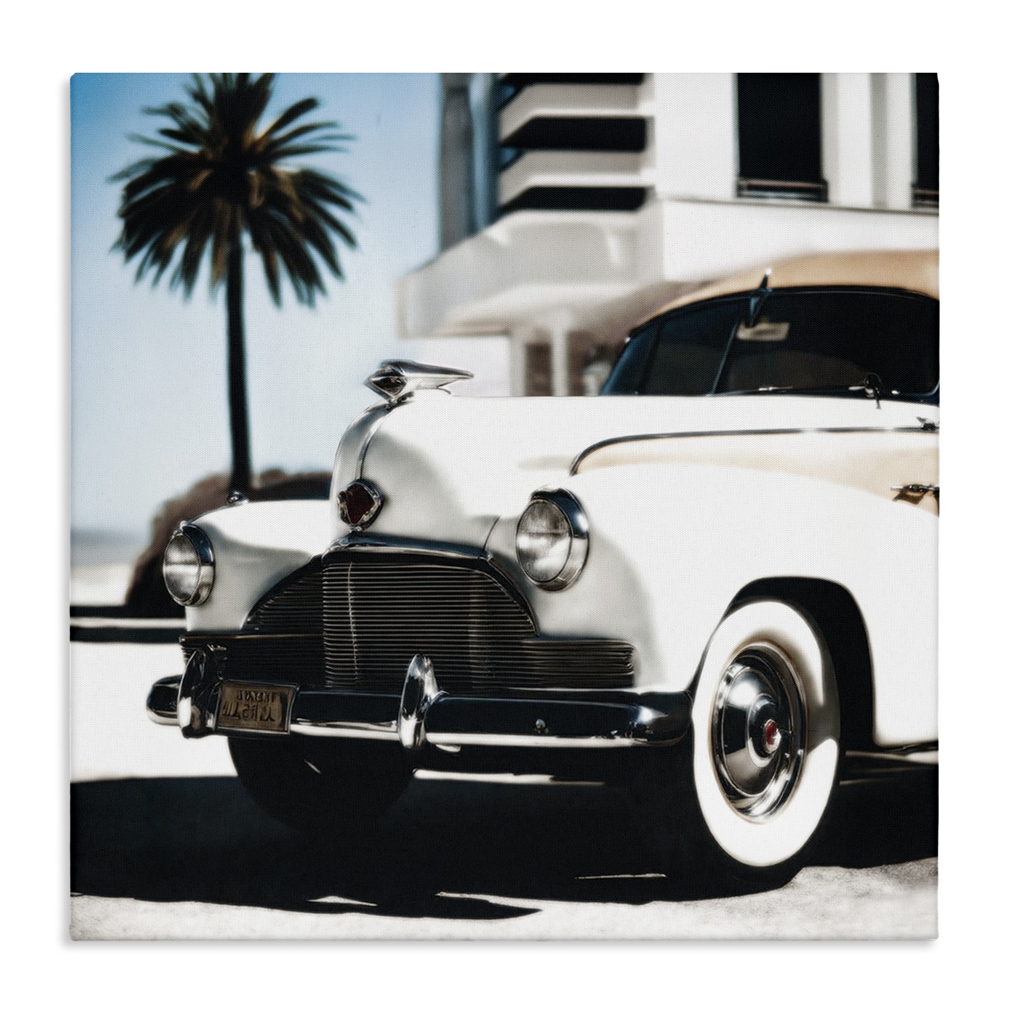 Stupell Industries California Cruise Car Transportation Painting Wrapped Canvas Art Print Wall Art, 30 x 30