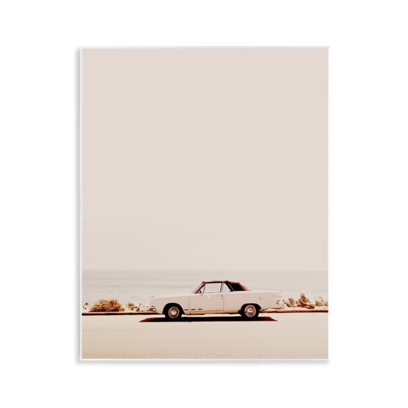 Stupell Industries California Dreaming Antique Car Landscape & Nature Photography Unframed Art Print Wall Art, 11 x 14
