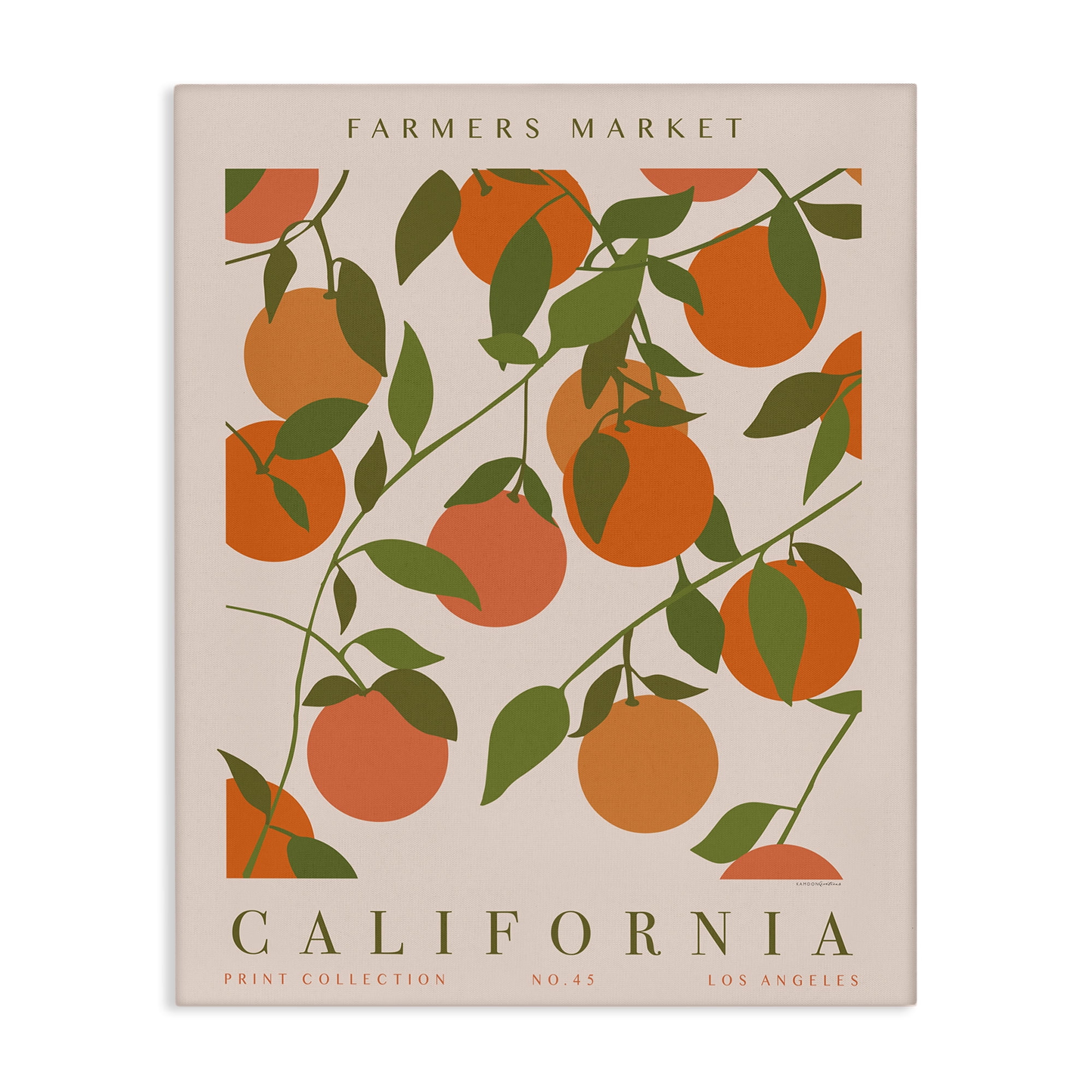 Stupell Industries California Farmers Market Food & Beverage Painting Gallery Wrapped Canvas Art Print Wall Art, 16 x 20