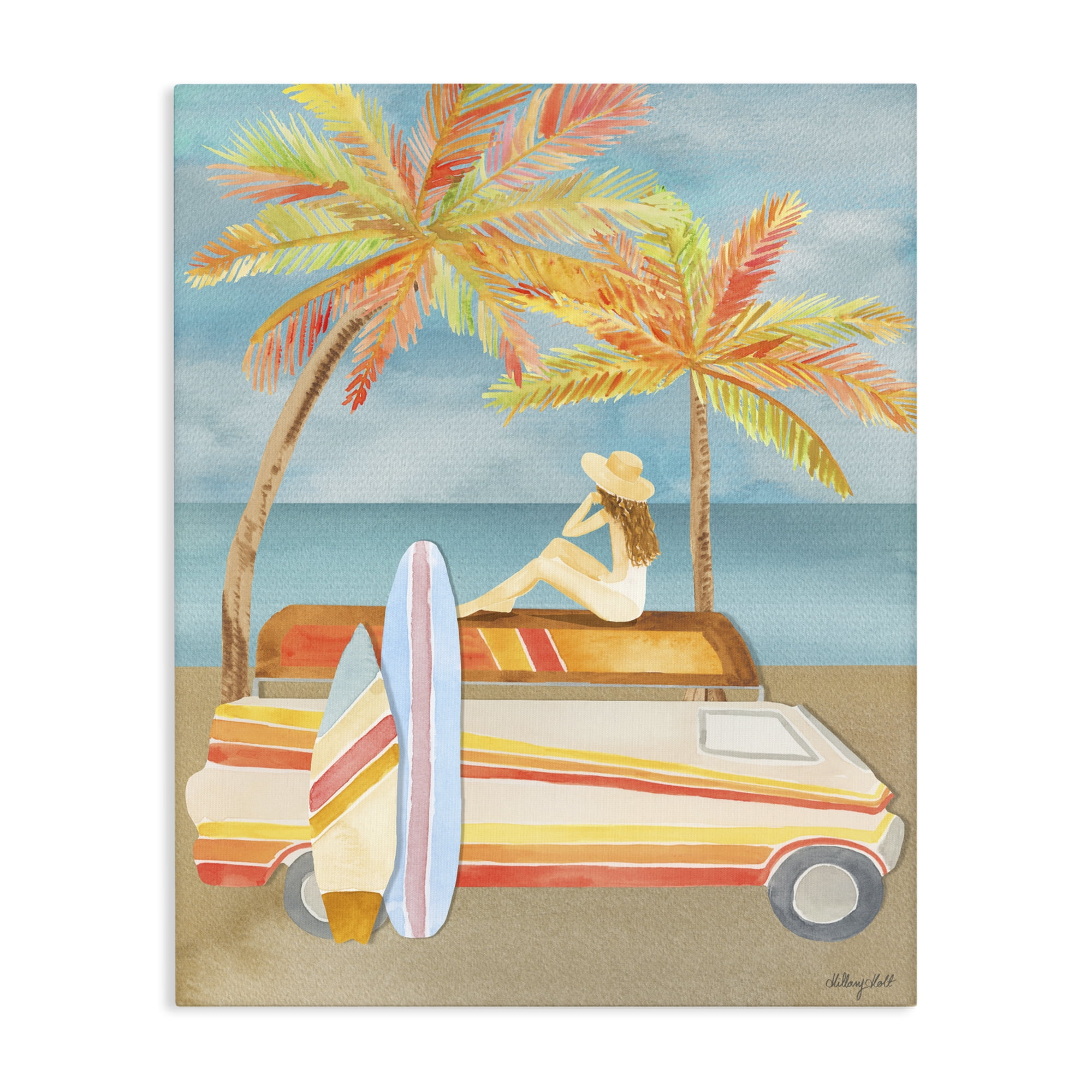 Stupell Industries California Road Trip Canvas Wall Art, design by Hillary Holt