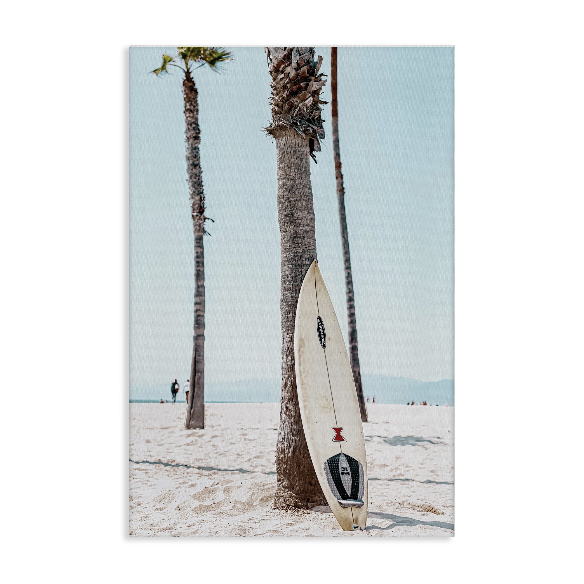 Stupell Industries California Summer Surfboard Nautical & Beach Photography Wrapped Canvas Art Print Wall Art, 30 x 45