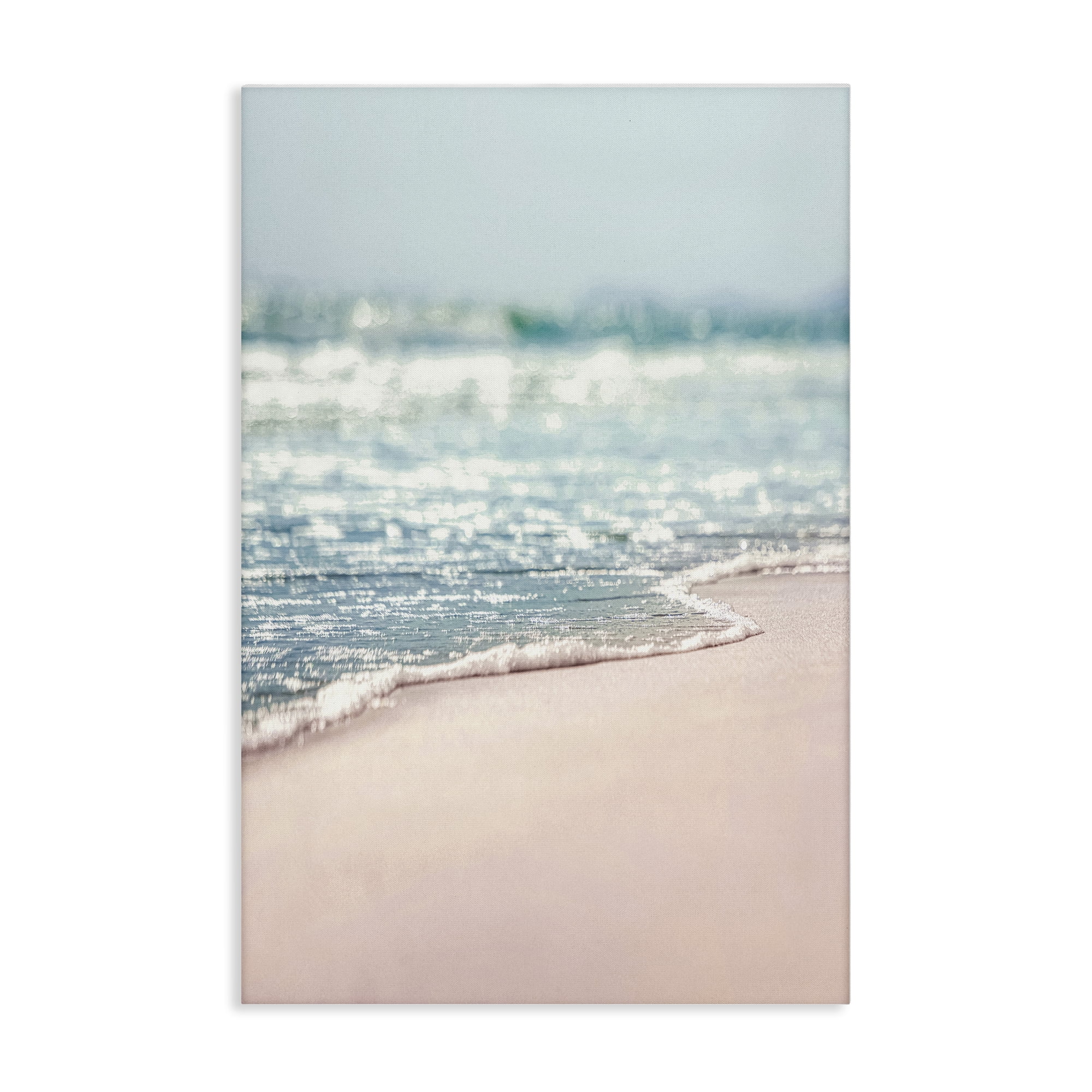 Stupell Industries California Summer Waves Nautical & Beach Photography Wrapped Canvas Art Print Wall Art, 24 x 36