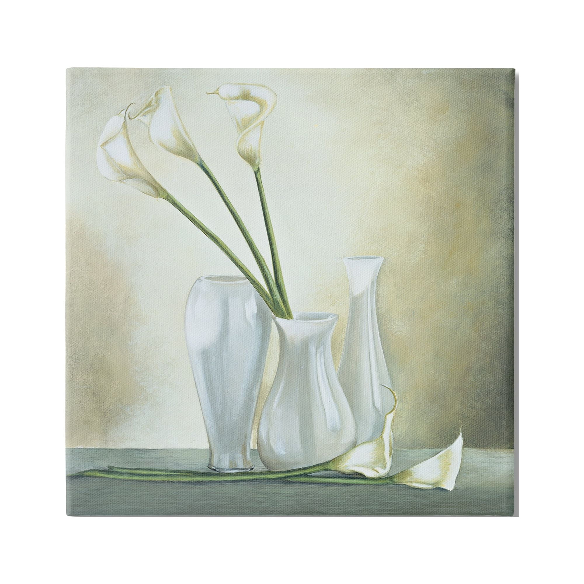 Stupell Industries Calla Lilies Vase Painting Botanical & Floral Painting Gallery Wrapped Canvas Print Wall Art, 36 x 36