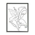thumbnail image 1 of Stupell Industries Calla Lily Floral Stem Modern Minimal Line Drawing, 11 x 14, Designed by Ros Ruseva, 1 of 8