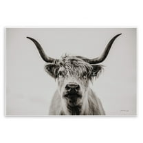 Stupell Industries Calm Cattle Portrait Animals & Insects Photography Unframed Art Print Wall Art, 15 x 10