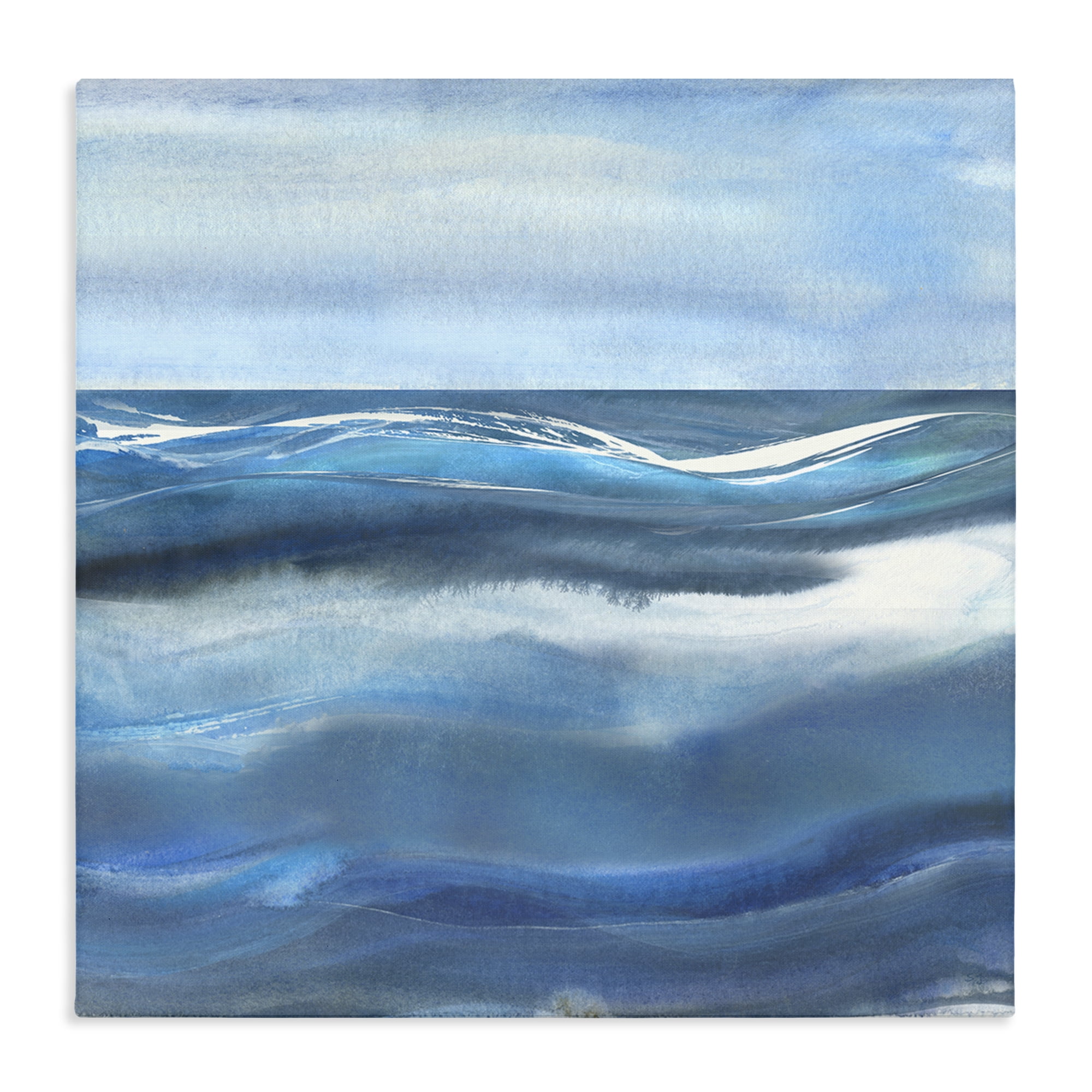 Stupell Industries Calm Expanse of Ocean Waves Canvas Wall Art, design by Susan Jill