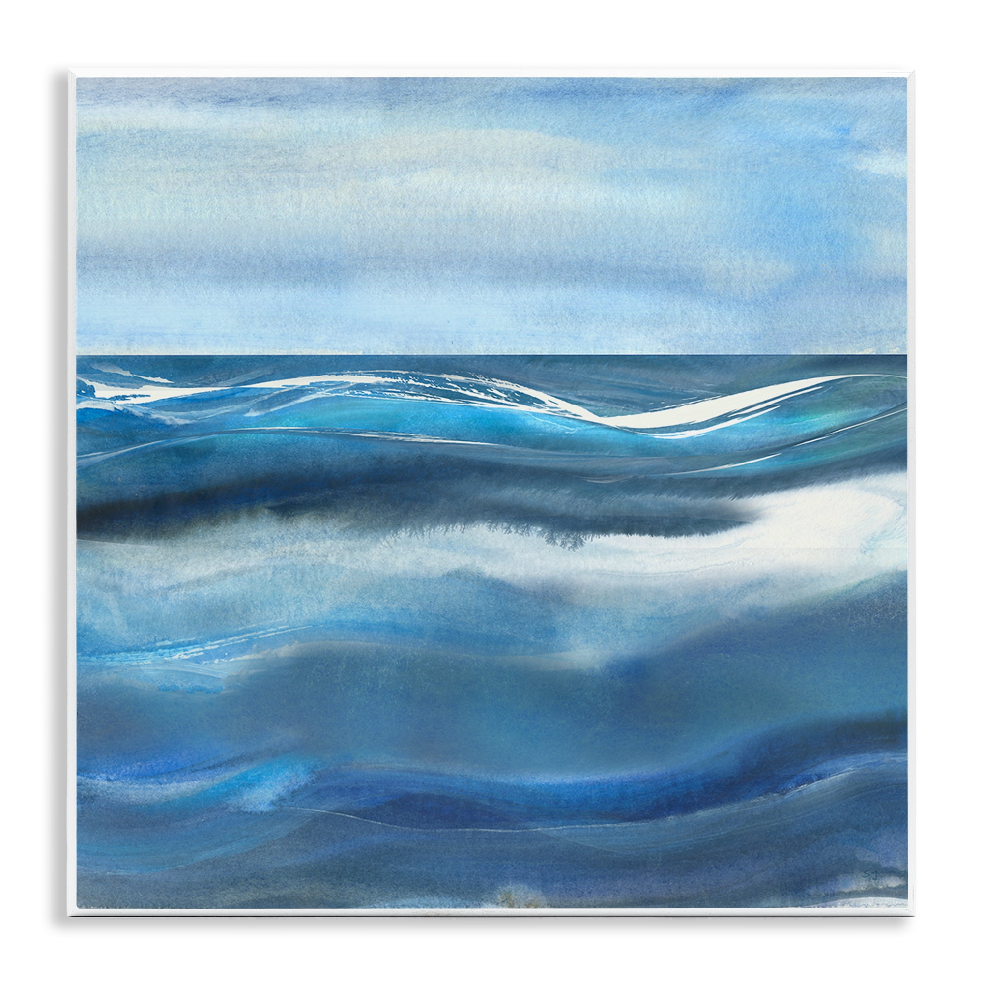 Stupell Industries Calm Expanse of Ocean Waves Wall Plaque Art, design by Susan Jill