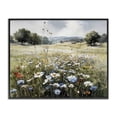 thumbnail image 1 of Stupell Industries Traditional Calm Meadow of Wildflowers Black Framed Giclee Art, 30 x 24, by Franklyn Gregory, 1 of 8