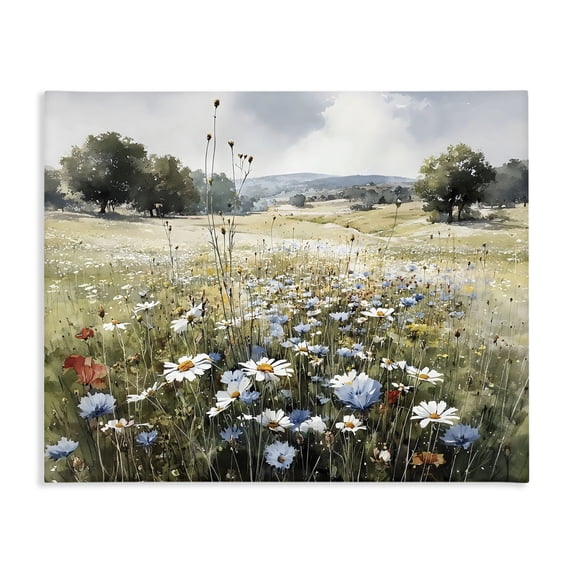 Stupell Industries Traditional Calm Meadow of Wildflowers Canvas Art, 20 x 16, by Franklyn Gregory