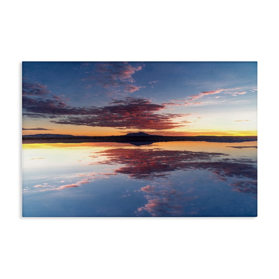 Stupell Industries Calm Sunset Reflection Canvas Wall Art design by Robin Vandenabeele, 24 x 36