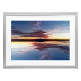thumbnail image 1 of Stupell Industries Calm Sunset Reflection Gray Framed Print Under Glass design by Robin Vandenabeele, 14 x 20, 1 of 10