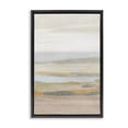 thumbnail image 1 of Stupell Industries Calming Neutral Beach Coastal Painting Black Floater Framed Canvas Art Print Wall Art, 21 x 31, 1 of 10