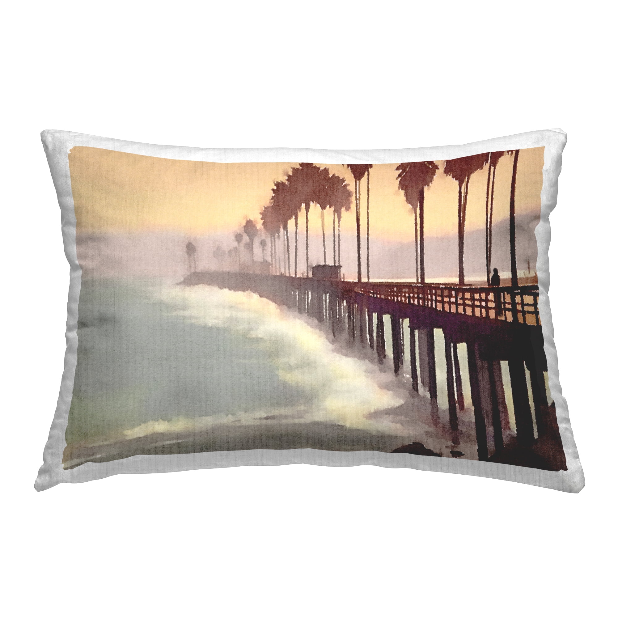 Stupell Industries Camargue Stallions Trotting Decorative Printed Throw Pillow Design by Noah Bay.