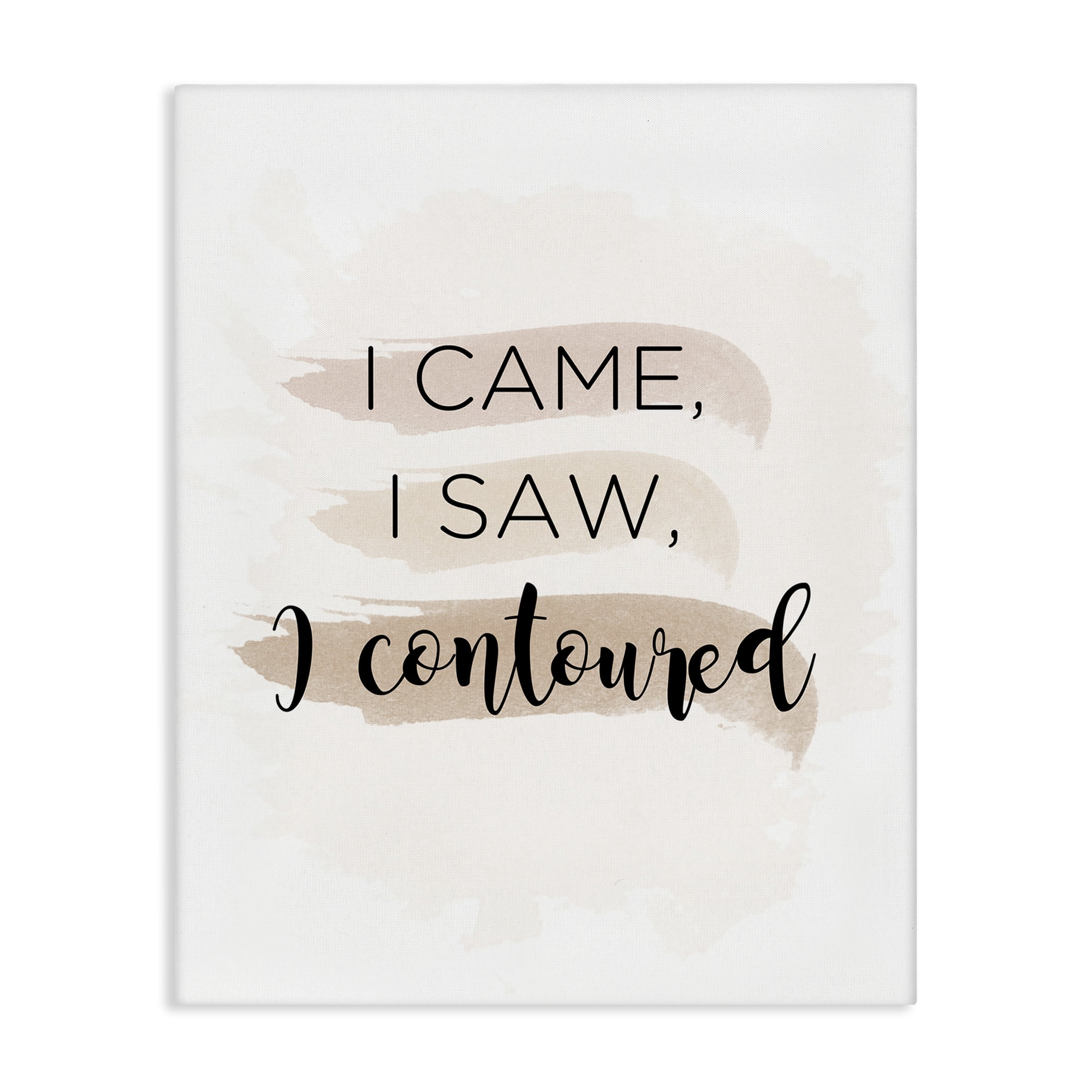 Stupell Industries Came Saw Contoured Beauty & Fashion Painting Gallery Wrapped Canvas Art Print Wall Art, 16 x 20