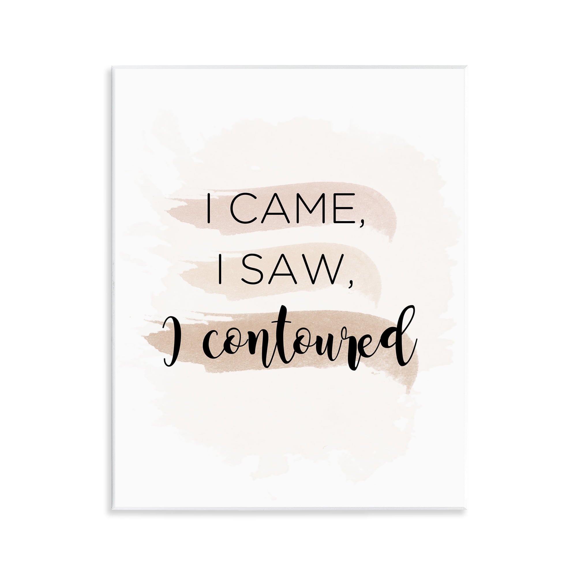 Stupell Industries Came Saw Contoured Beauty & Fashion Painting Unframed Art Print Wall Art, 11 x 14