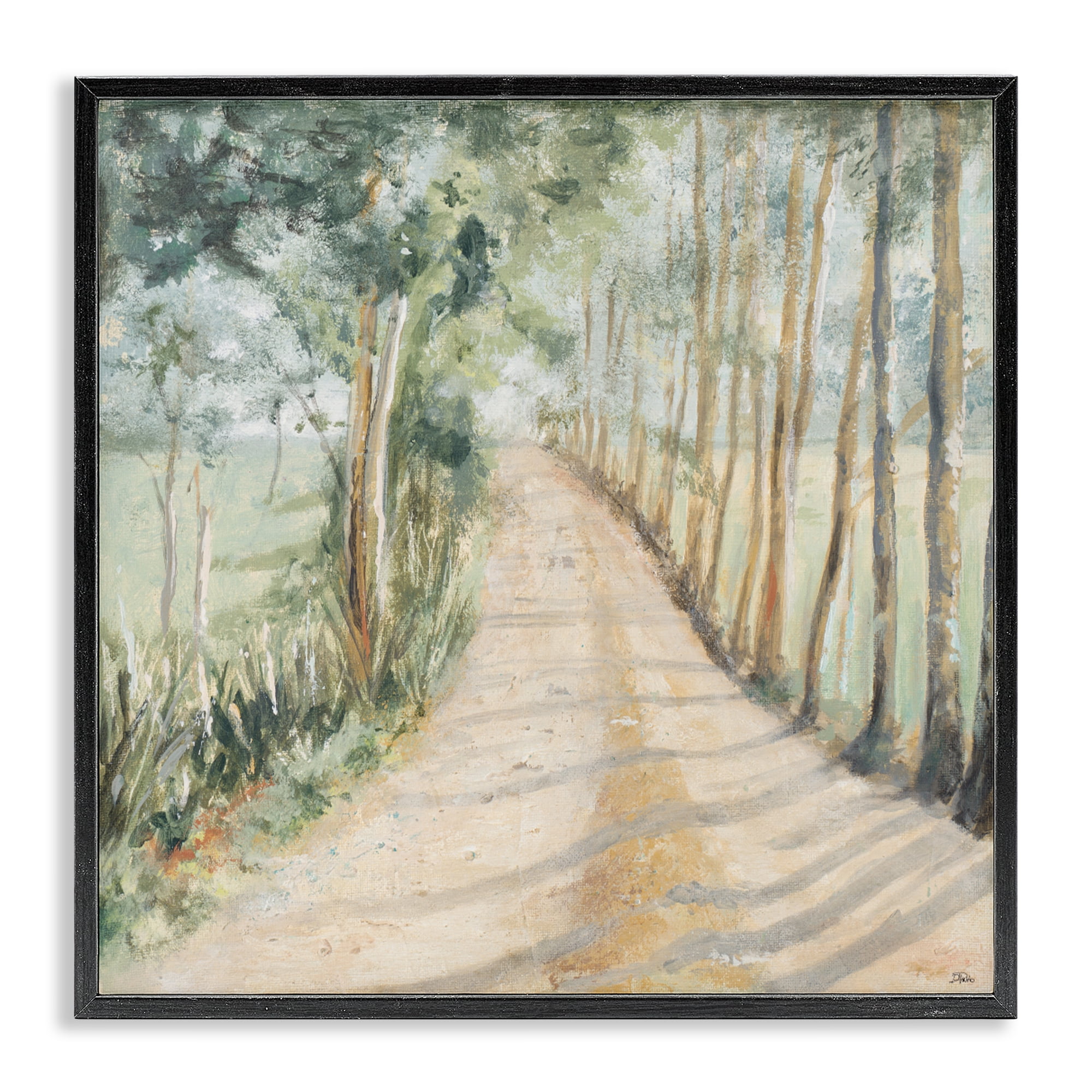 Stupell Industries Camino A Casa Pathway Black Framed Giclee Art, design by Patricia Pinto