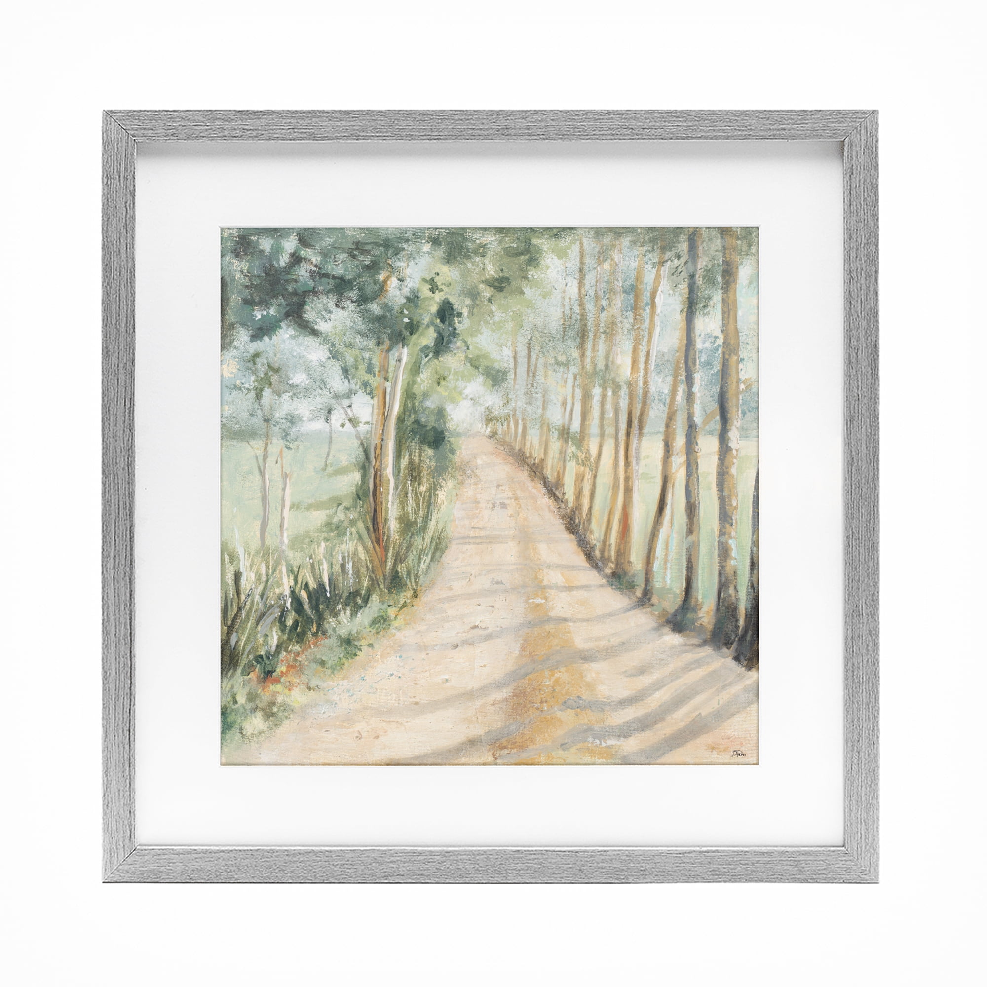 Stupell Industries Camino A Casa Pathway Gray Framed Print Under Glass, design by Patricia Pinto