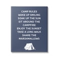 thumbnail image 1 of Stupell Industries Camp Rules Text Sign Enjoy Camping Tent Motif Canvas Wall Art, 30 x 40, Design by Lil' Rue, 1 of 5