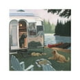 thumbnail image 1 of Stupell Industries Camping Dogs at Lake Nature Painting Gallery Wrapped Canvas Print Wall Art, 24 x 24, 1 of 7