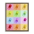 thumbnail image 1 of Stupell Industries Eclectic Candy Gem Pop Grid Brown Floating Frame Canvas Art, 25 x 31, by LISH Creative, 1 of 8