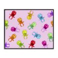 thumbnail image 1 of Stupell Industries Bohemian Candy Gem Ring Party Pattern Black Framed Giclee Art, 20 x 16, by LISH Creative, 1 of 8