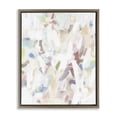 thumbnail image 1 of Stupell Industries Candy Scrape Abstraction Brown Framed Floater Canvas Wall Art design by June Erica Vess, 31 x 25, 1 of 9