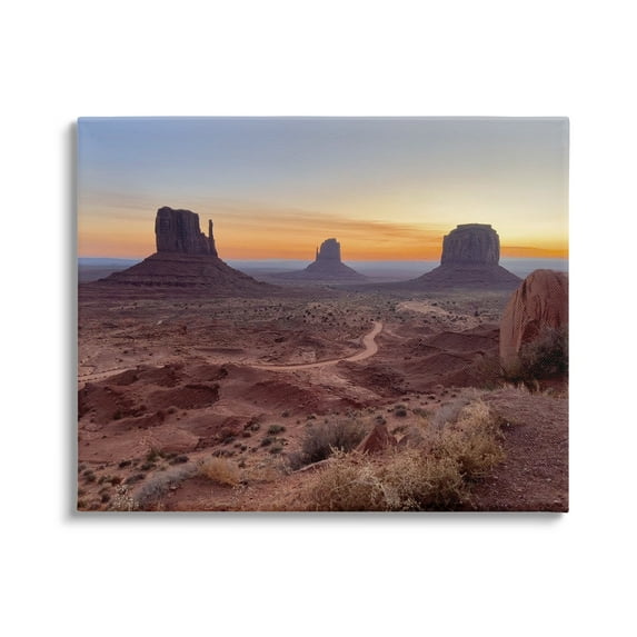 Stupell Industries Canyon Buttes Landscape Landscape Photography Gallery Wrapped Canvas Art Print Wall Art, 48 x 36