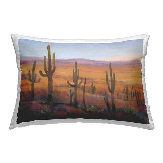 Stupell Industries Canyon Cactus Landscape Decorative Printed Throw Pillow Design by Tim Otoole