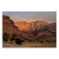 Stupell Industries Canyon Cliffs Landscape Landscape & Nature Painting Unframed Art Print Wall Art, 15 x 10