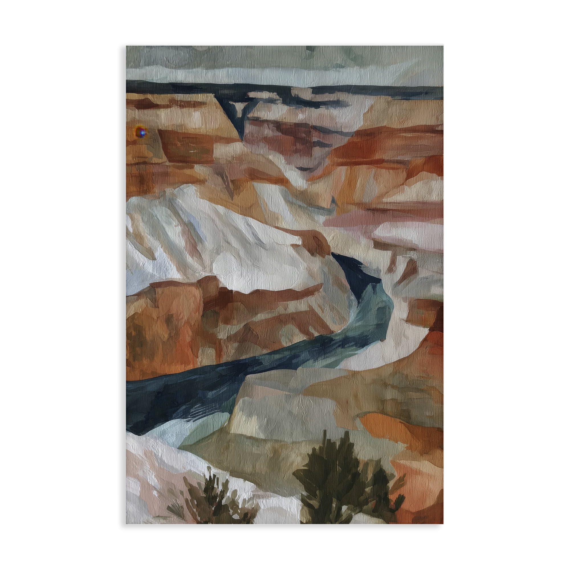 Stupell Industries Canyon Rim Textures Impression Canvas Wall Art, design by Chromatic Storm Studio